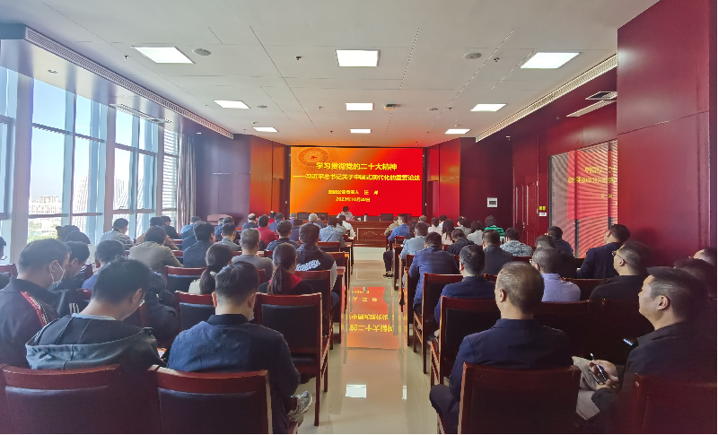 紧跟核心强忠诚 在深学细悟中坚定信仰信念 ——爱游戏官方网站-爱游戏(中国)
负责人汪洋同志为全体党员讲授主题教育专题党课